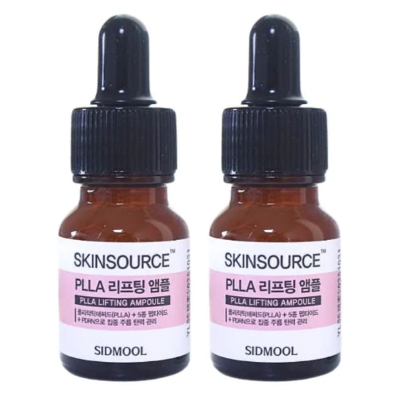 スキンソース PLLA リフティング アンプル 12ml 2個セット 美容液 フェイスセラム スキンケア デイリーケア 保湿ケア しっとり 軽い使用感 まとめ買い