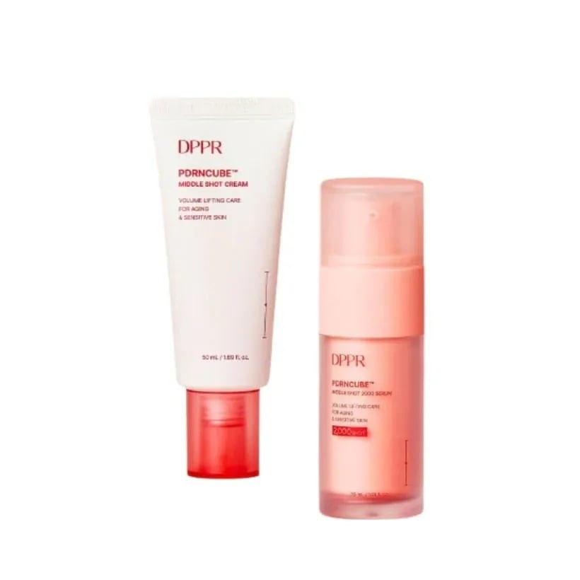 [25SS/New] PDRNキューブ ミドルショット 2000 セラム 30ml + PDRNキューブ ミドルショット クリーム 50ml