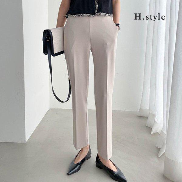 HスタイルPT22ssマインドパンツ/春の新商品/バンディングパンツ/ワイドパンツ/ワイド/スラックス/ジョガー/バギー/バギー/ブーツカット