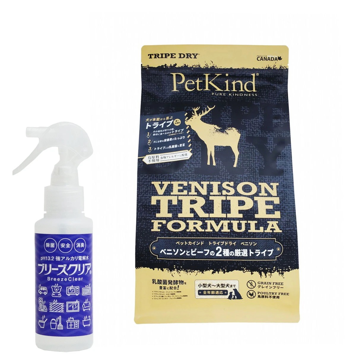 トライプドライ ドッグフード ベニソントライプ フォーミュラ 2.72kg【ph13.2強アルカリ電解水100ml付き】