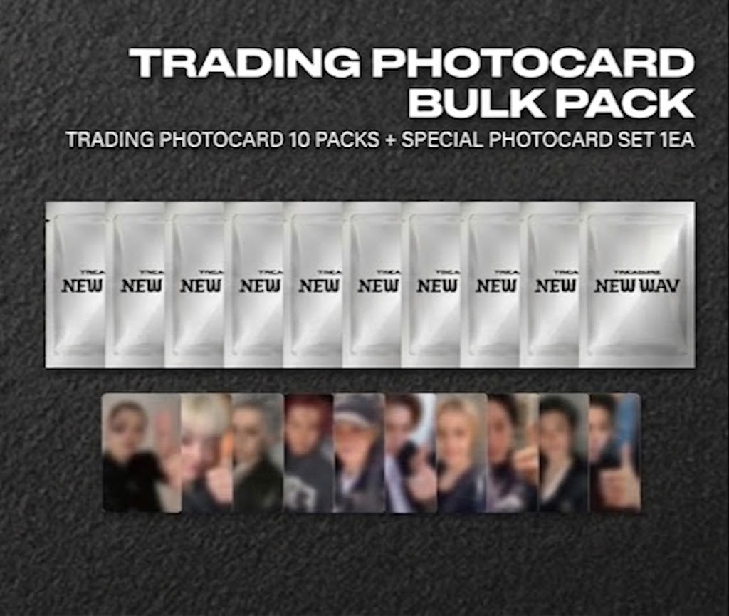 YGエンターテイメント【公式】 TREASURE 4th MINI ALBUM NEW WAV TRADING PHOTOCARD BULK PACK