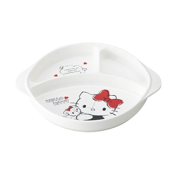 [5セット] オーエスケー ハローキティ ランチ皿 足ゴム付 CB-36KTX5