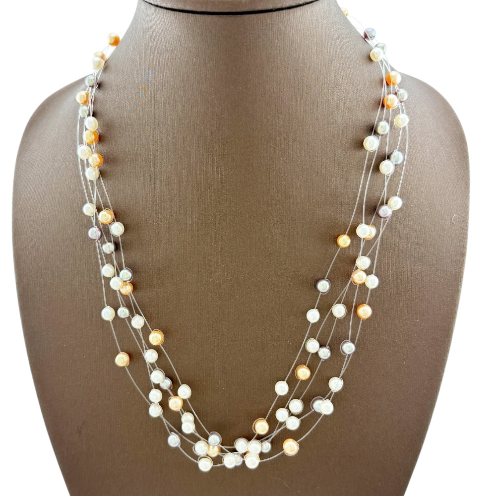 タサキ ネックレス 18金 K18ホワイトゴールド パール TASAKI 中古 美品 32,175円