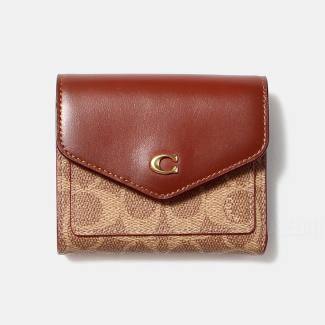 財布 三つ折り財布 ロゴ C2329