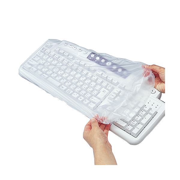 (まとめ) サンワサプライ キーボードマルチカバー デスクトップ用 FA-MULTI 1枚 (×10セット)