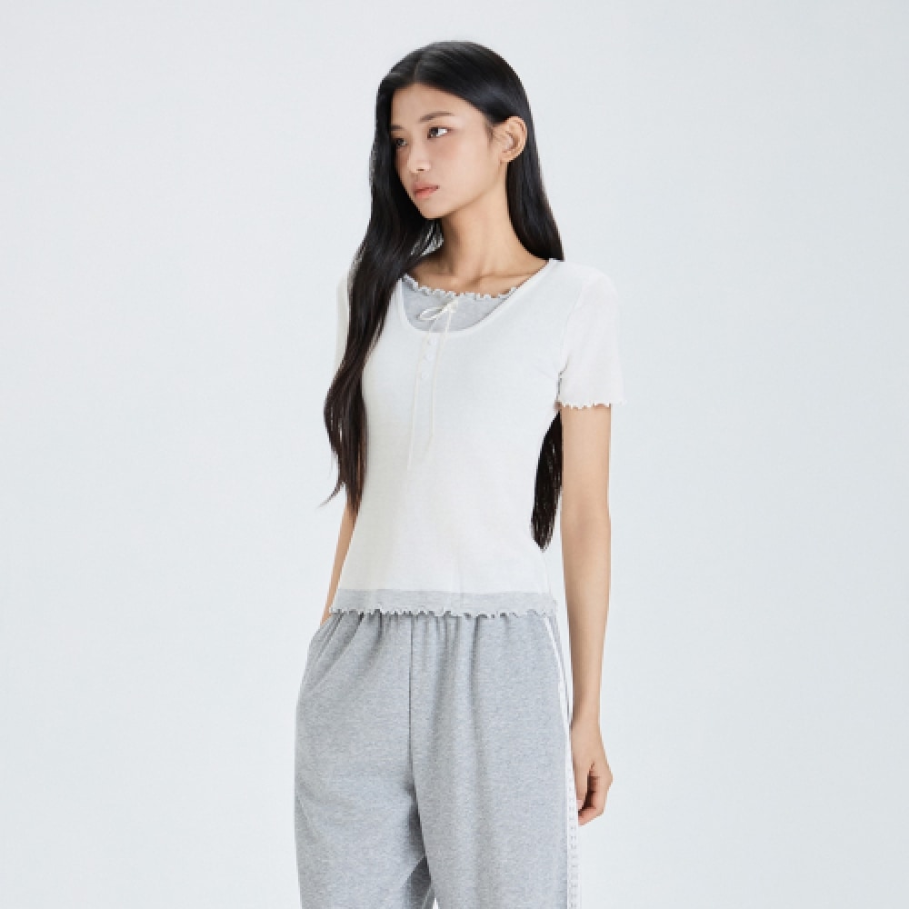 MIXO フリルレイヤードレッド KAF532A_MIWKAF72QT