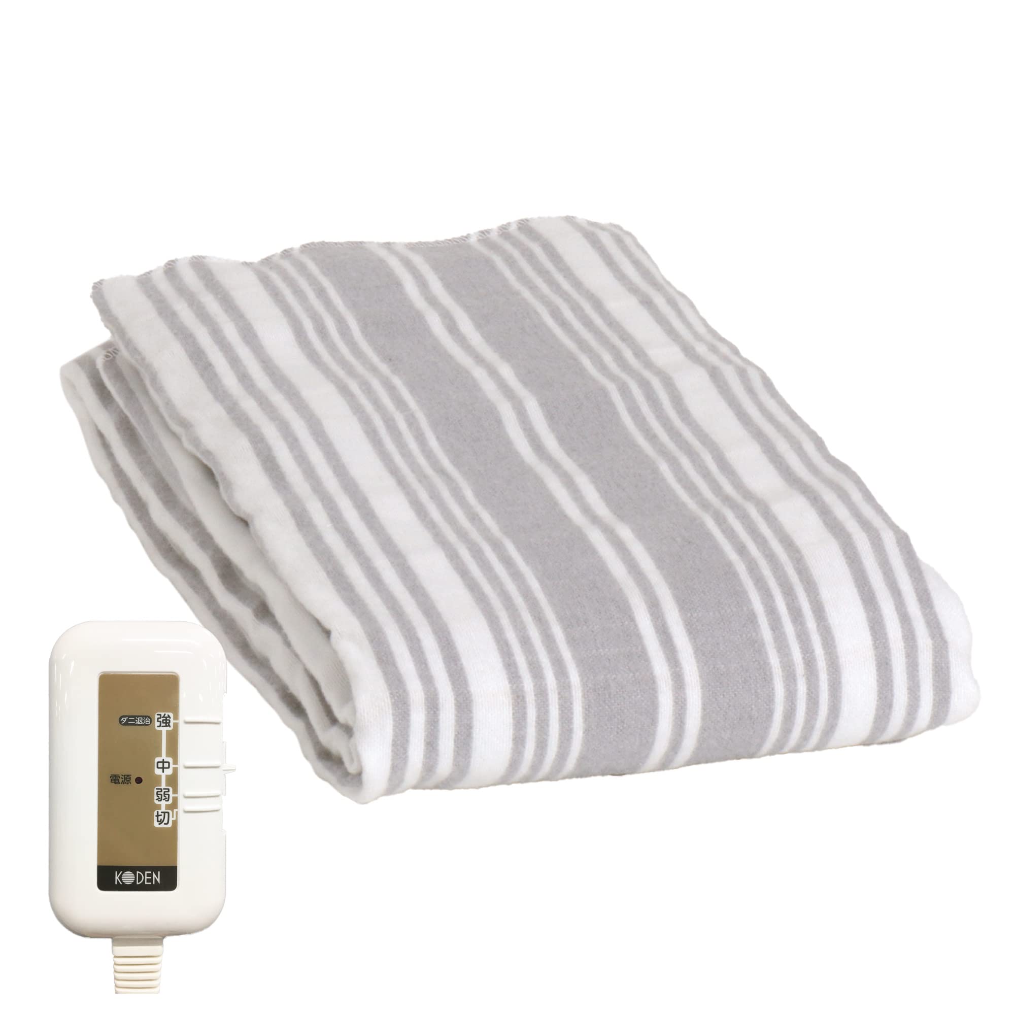 広電(KODEN) 電気毛布 敷き 180×80cm ロングサイズ 洗える スライド温度調節 ダニ退治 VWS803H-HL
