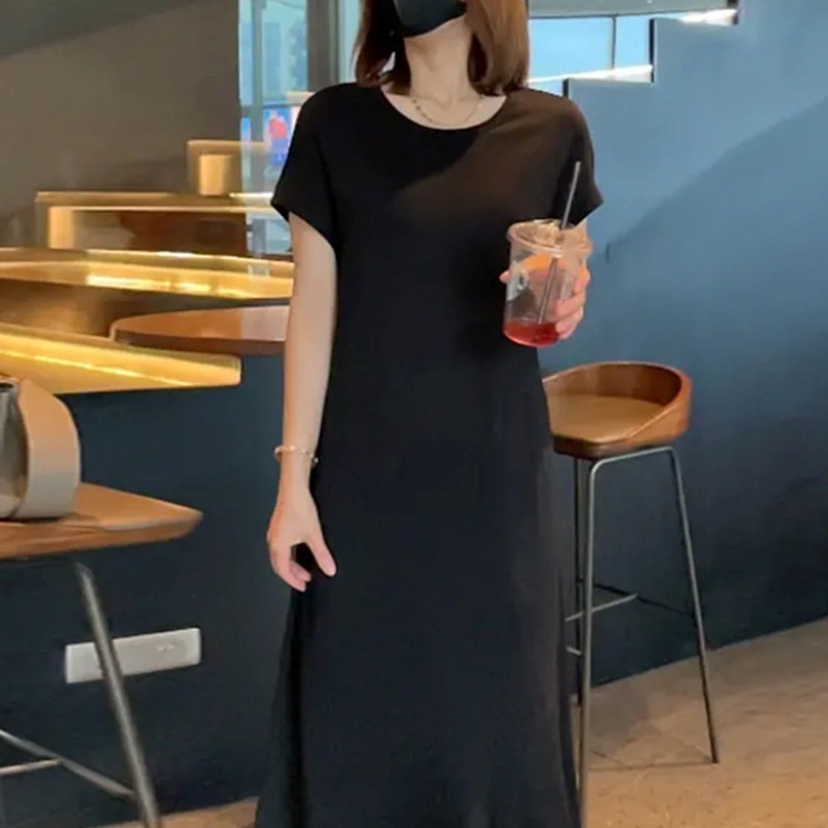 ワンピース ミディアム丈ワンピース 半袖 Vネック 切り替えデザイン セミフレア ミディアム丈 かわいい 大人可愛い きれいめ シンプル 上品 おしゃれ かっこいい レトロ ラフ こなれ感 個性的