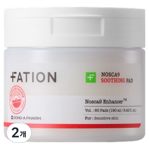 【Wid】 ノスカナイン トラブル スキン パッド 190ml 60枚入 2個 ・ 集中鎮静 ・ 拭き取り・整肌 ・ 低刺激 ・ 敏感肌向け ・ スキンケア ・ トナーパッド