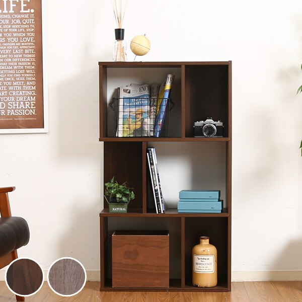 ディスプレイラック 3段 ジグザグラック 幅59cm 5,206円