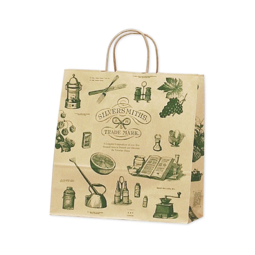 （まとめ買い）ササガワ 手提げ袋 シルバースミス 幅320xマチ110x高さ320mm 50枚入 50-5209 [x3]