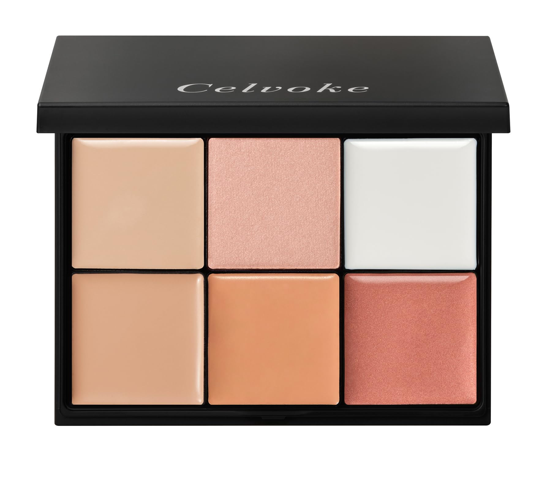 Celvoke(セルヴォーク) シームレス フェイスパレット 01 明るめ コンシーラーパレット コンシーラー シミ クマ ニキビ跡 色ムラ 毛穴 カバー