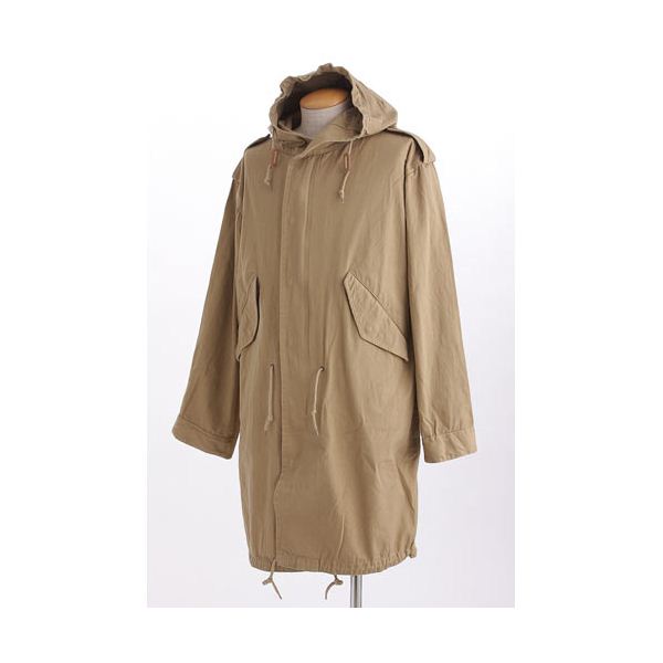 M-51 モッズコート XXXS 日本サイズSM相当 カーキ 綿100% フィッシュテール フロントホック ジッパー ポケット付き