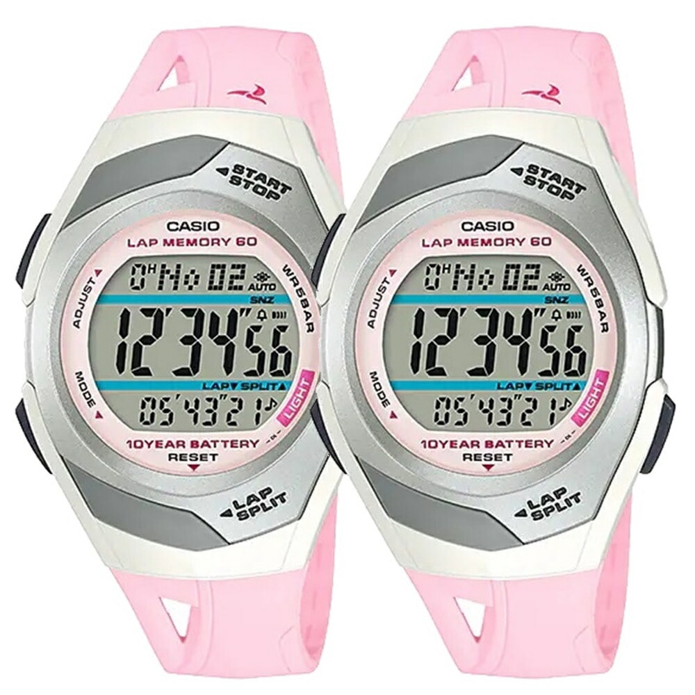 ペアウォッチ カシオ お揃い 一緒にランニング マラソン スポーツ ジョギング ランナー 軽い 着け心地 コンパクト 10気圧防水 プレゼント 両親 友達メモリー 健康管理 CASIO フィズ メ