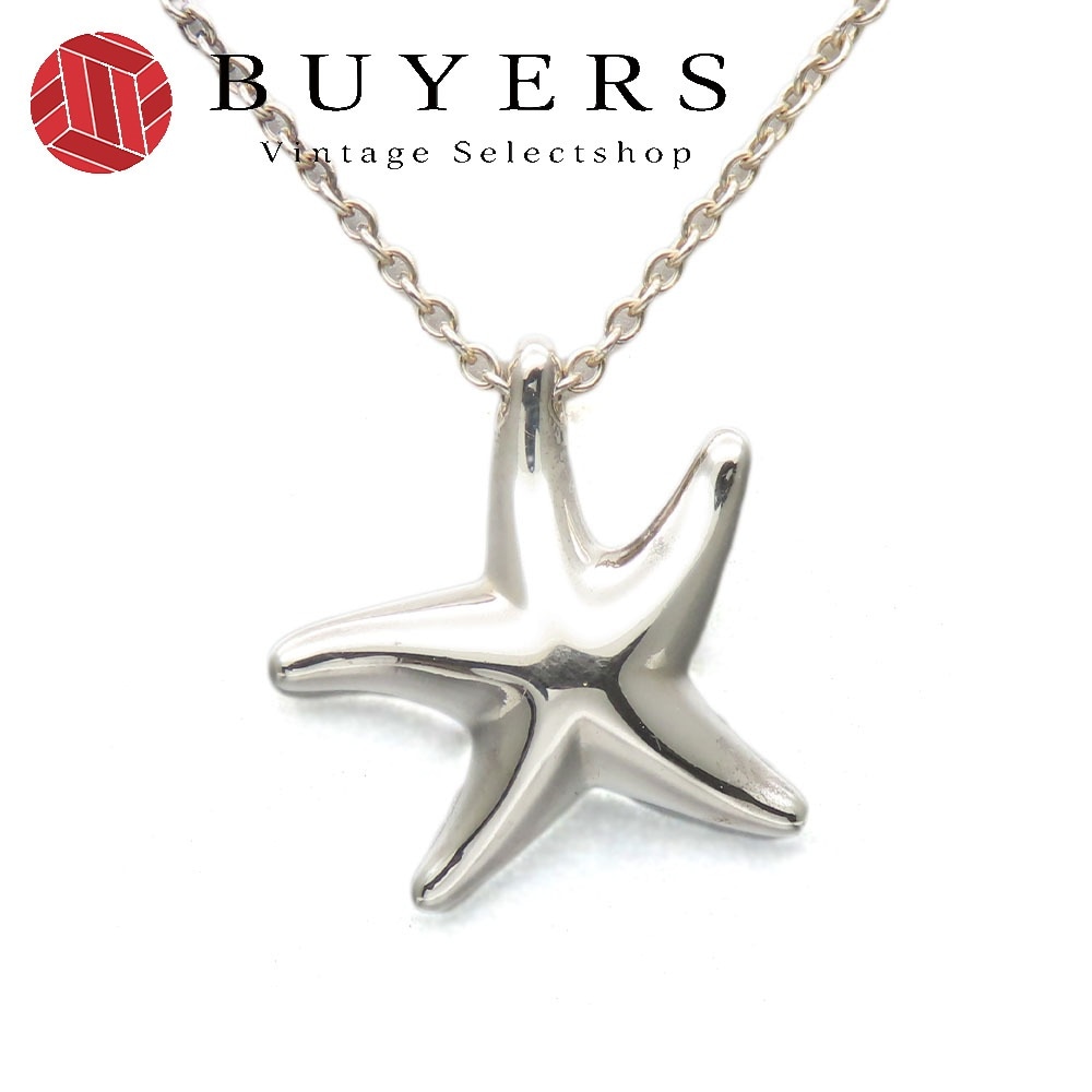 中古 ネックレス スターフィッシュ シルバー925 約3g シルバー エルサペレッティ アクセサリー レディース 女性 15,246円