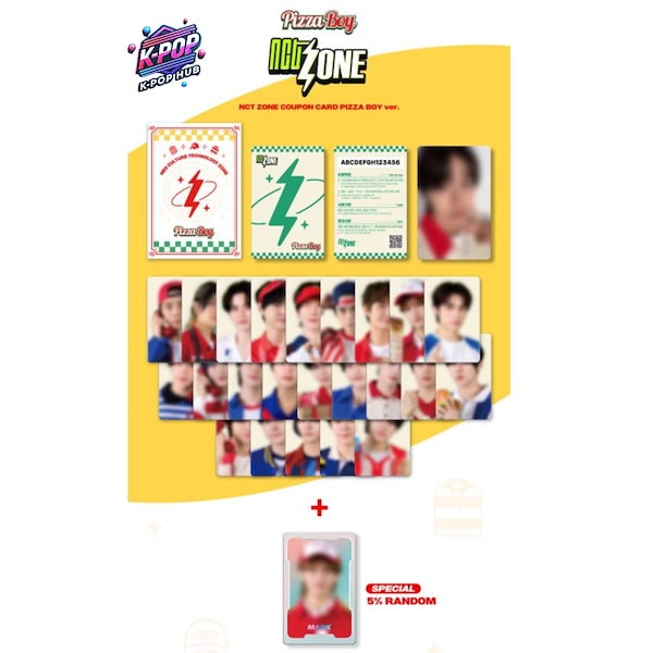 NCT ZONE カードホルダー ポップアップ 限定 即日発送 セット マーク 先払いのみ）韓国スターグッズ NCT ZONE COUPON CARD クーポン