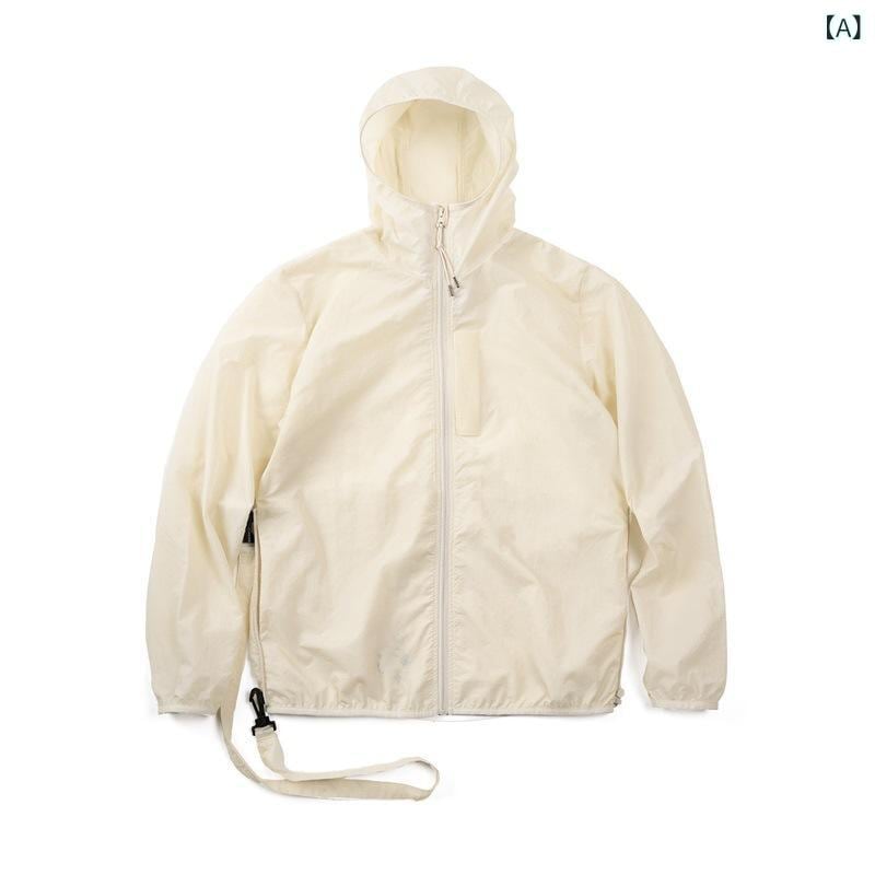 【激安販売】UVカットジャケット メンズ 夏用 軽量 通気性 UPF50+ 紫外線防止 アウトドア ポータブル コンパクト 吸湿速乾 長袖