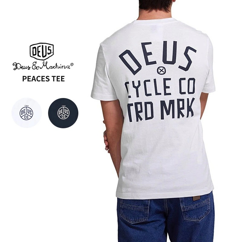デウスエクスマキナ Deus EX Machina PEACES TEE メンズ 半袖 Tシャツ メンズ [AA]