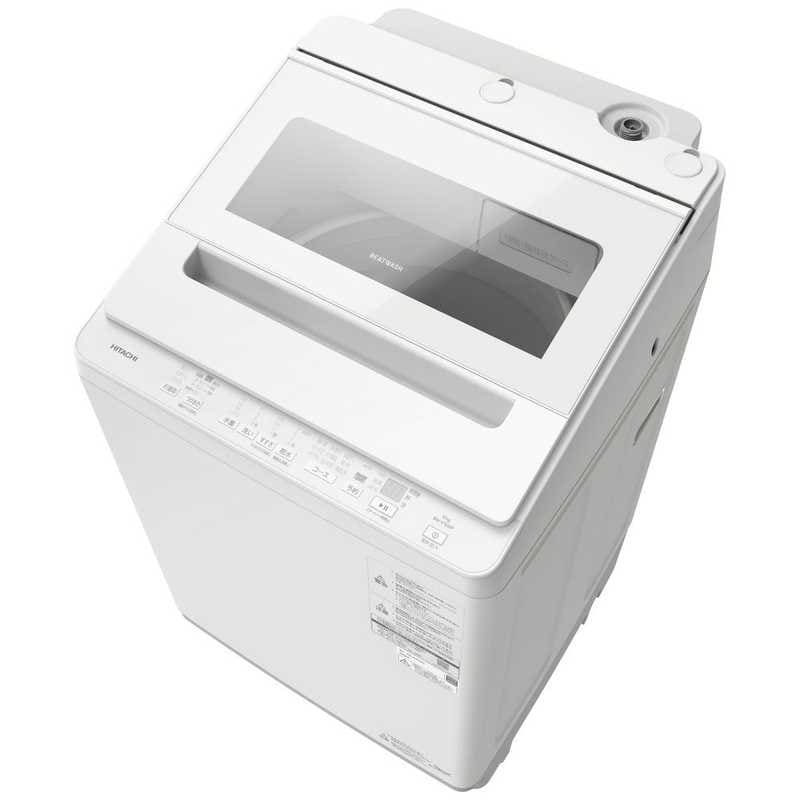 日立　HITACHI　全自動洗濯機 洗濯10.0kg ビートウォッシュ ホワイト　BW-V100P-W（標準設置無料）