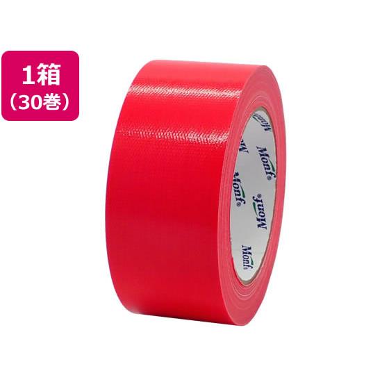 カラー布テープ 幅50mm×長さ25m 赤 30巻 古藤工業 NO890ｱｶ