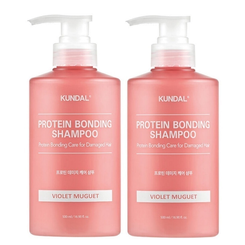 [1+1]プロテインダメージケアシャンプー500ml 3種(レザーアイリス/バイオレットミュゲ/イランイラン)/韓国コスメ