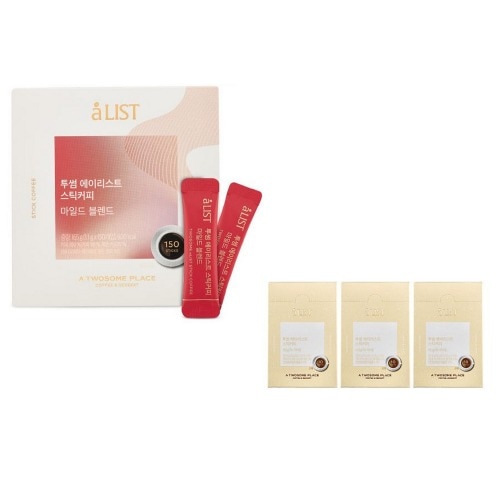 ツーサムプレイススティックコーヒーマイルドブレンド150個入り×1個 バニララテ10個入り×3個ティータイムデザート