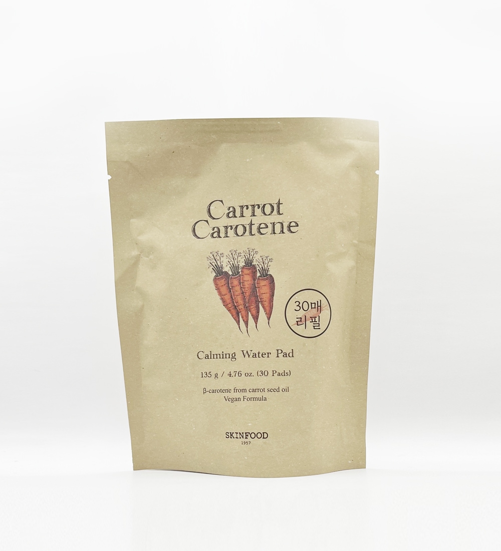 1+1 スキンフードニンジンパッドキャロットカロチンカミングウォーターパッド30枚（詰め替え）