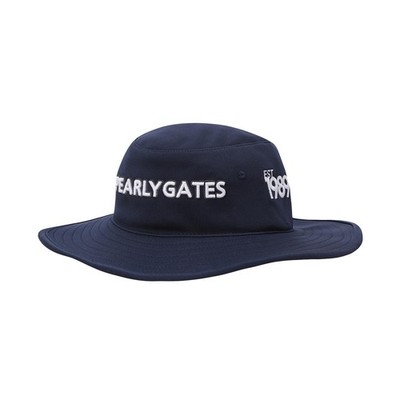 本物のPEARLY GATES GOLF PG刺繍ロゴ入り取り外し可能なストラップ付き帽子
