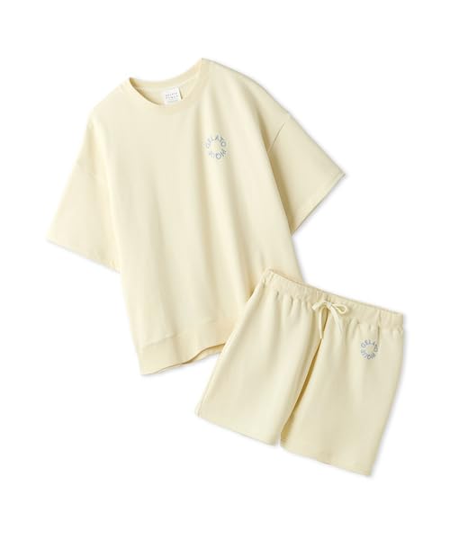 [ジェラート ピケ] 裏毛ロゴプルオーバー＆ショートパンツSET PWCT244216 レディース YEL F 10,842円