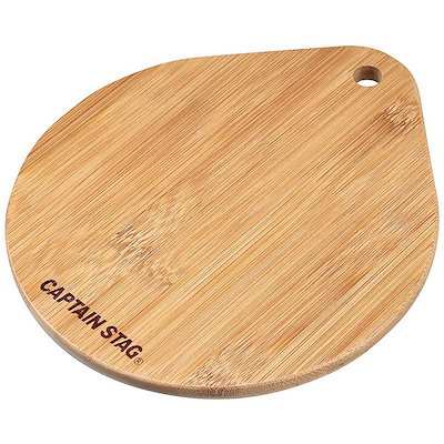 他サイト： キャプテンスタッグ　スキレット 竹製プレート (幅180×奥行205×高さ10mm)　UG-3018の商品画像