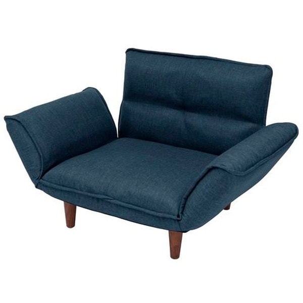 CELLUTANE A282p-584NV タスクネイビー 和楽 [カウチソファ 日本製 14段 リクライニング 一人掛け] メーカー直送