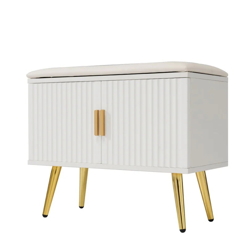 玄関ベンチ シューズラック 靴収納 幅61cm 収納ベンチ 薄型 玄関収納 玄関椅子 スリム 室内 靴棚 靴入れ 組立簡単 コンパクトで省スペース 下駄箱 靴箱 da