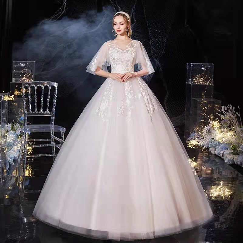 二次会 白結婚式 ウエディングドレス 花嫁ドレス 海外挙式 フォトウェディング エンパイアドレス 可愛い20代30代40代 マタニティ妊婦ドレス オシャレ高級感