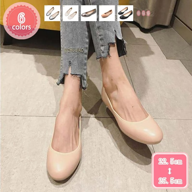 1000円OFFクーポン ペタンコ靴 パンプス 婦人靴 レディース 大きいサイズ 美脚 バレエシューズ 歩きやすい 履きやすい 可愛い フラット 歩きやすい おしゃれ きれいめ コンフォート 柔らかい