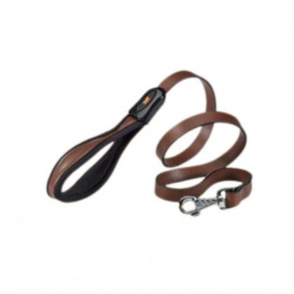 ferplast(ファープラスト) ナチュラルシリーズ イタリアンレザー 犬用リード Giotto G G25/120 ブラウン・76109058