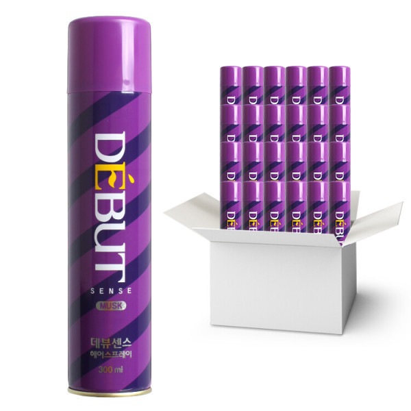 ドボン デビューセンス ヘアスプレー ムスクの香り 300ml 1箱