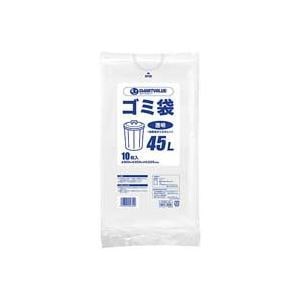 （業務用20セット）ジョインテックス ゴミ袋 LDD 透明 45L 10枚 N208J-45