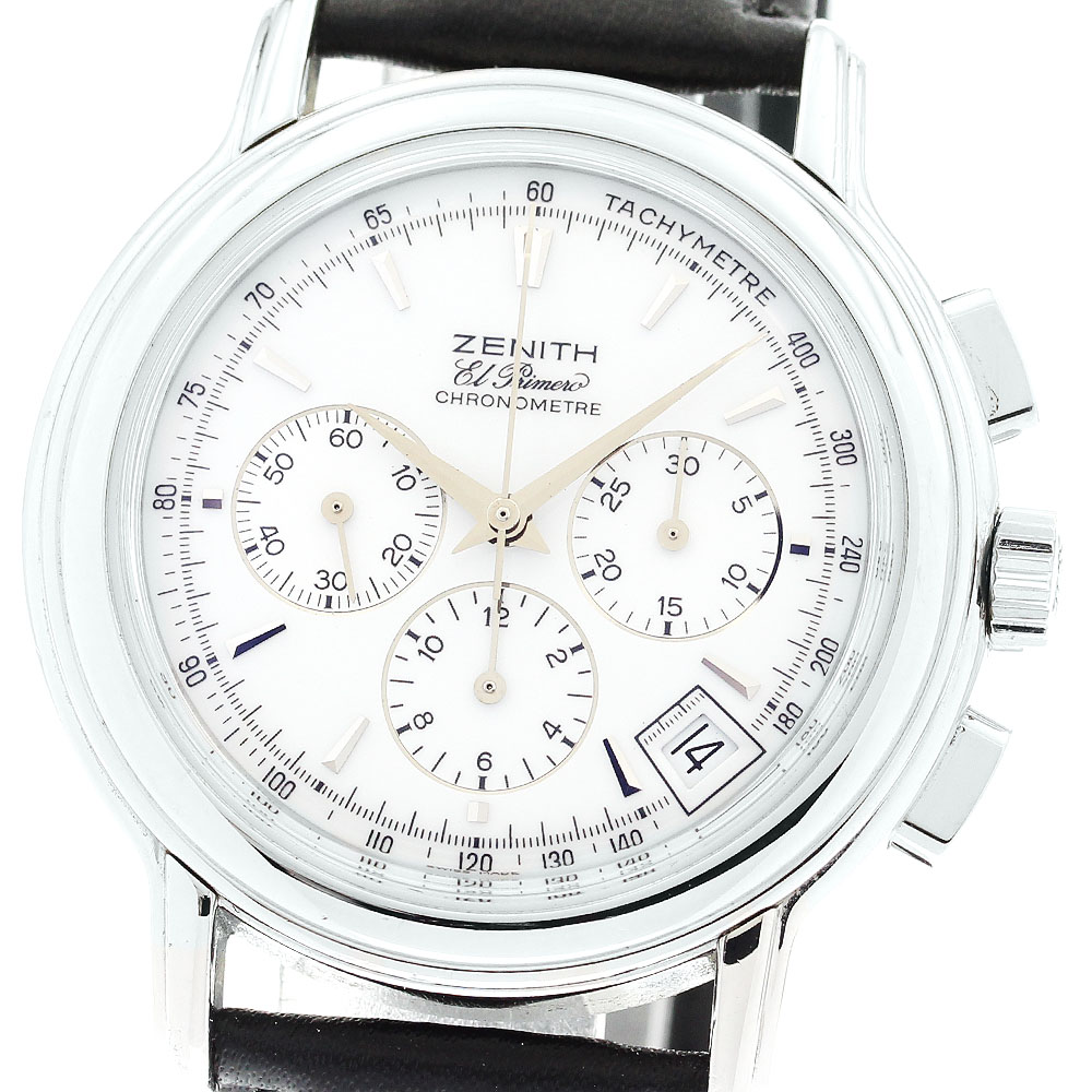 ゼニス ZENITH 14/01.0240.400 エルプリメロ クロノマスター 裏スケルトン 自動巻き メンズ 箱・保証書付き_894022【中古】