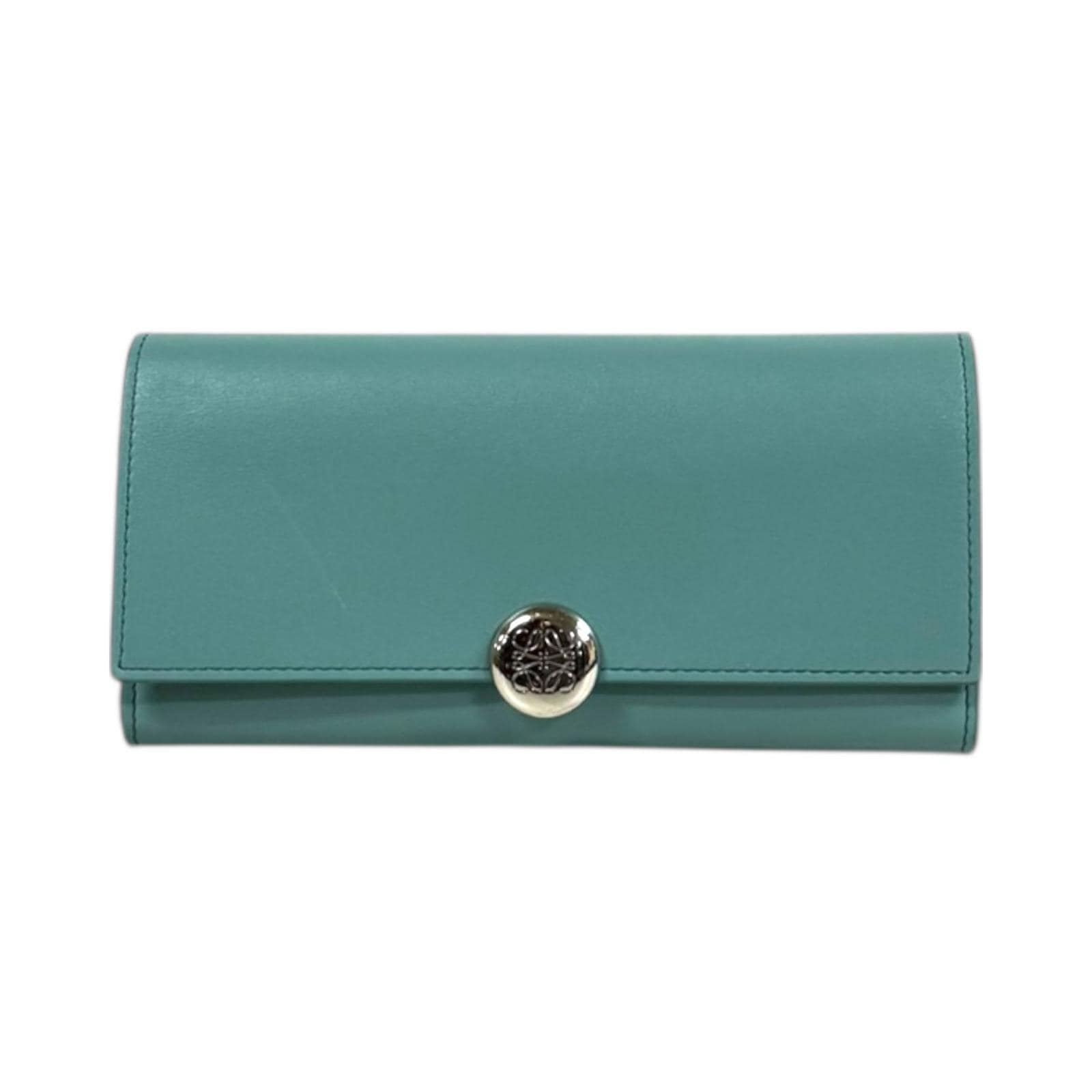 ロエベ ペブル コンチネンタルウォレット 長財布 レザー LOEWE 中古