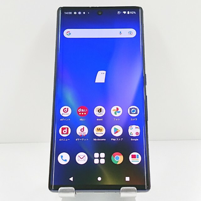 arrows NX9 F-52A ドコモ ネイビー 送料無料 本体 c20154 【中古】