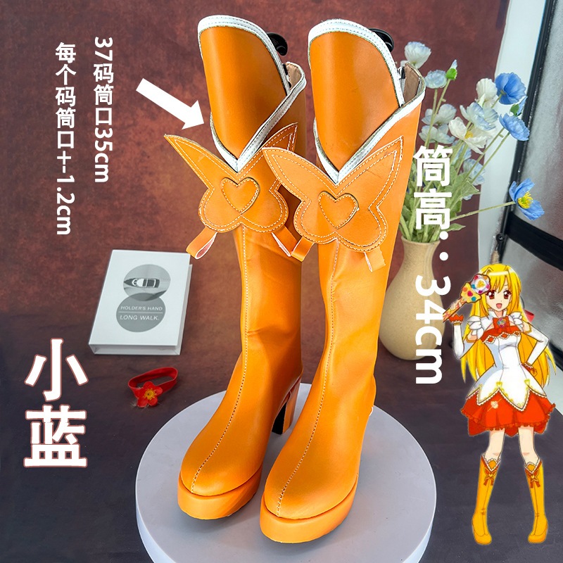 Balala Little Demon Fairy Little Blue Paly 靴ガールロリコミック展示会マッチングパフォーマンスレディースブーツ 5,166円