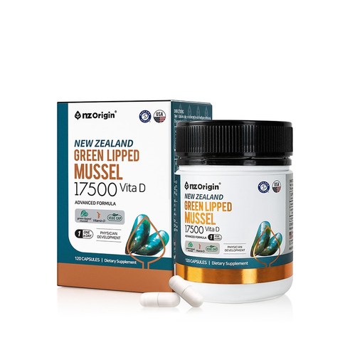NZ ORIGIN エンジェットオリジン ニュージーランド ミドリイガイ 17500 ビタミンD 　710ｍgx120粒 カルシウム