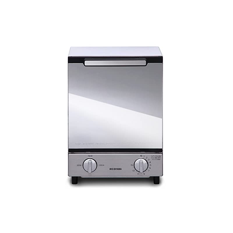 【即納】アイリスオーヤマ トースター オーブントースター 2枚焼き ミラー調 縦型 MOT-01