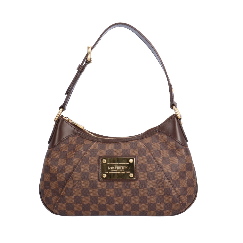 ルイヴィトン テムズPM ダミエ ショルダーバッグ ダミエキャンバス M56384 ブラウン LOUIS VUITTON 中古 美品