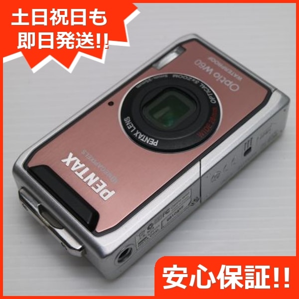 美品 Optio W60 コーラルピンク PENTAX デジカメ 131