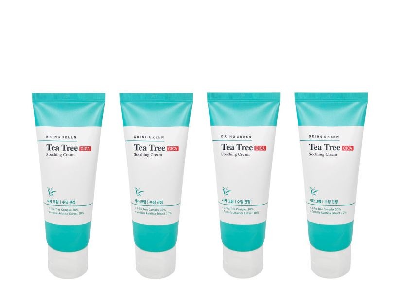 [1+1+1+1] ブリンググリーン(Bring Green)ティーツリーシカスージングクリーム100ml