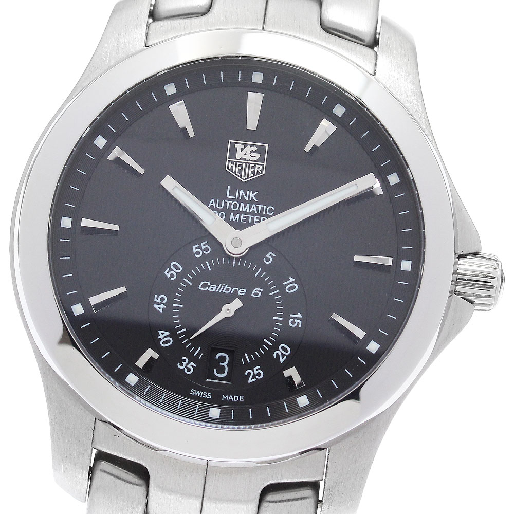 タグホイヤー TAG HEUER WJF211A リンク キャリバー6 デイト 自動巻き メンズ _879017【中古】