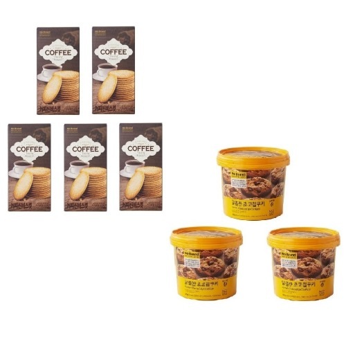 ノーブランドコーヒーシーンビスケット120g×5個+チョコチップクッキー400g×3個学校事務所 10,465円