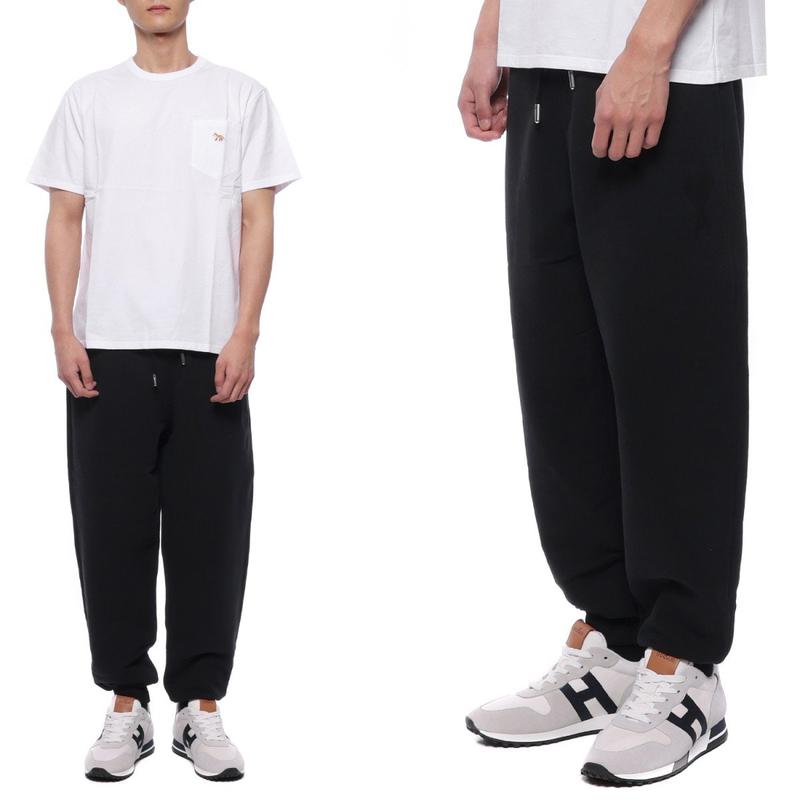 [] 22FW 男性 ハート ロゴ トラック パンツ (UTR202_747_001_M_22F)