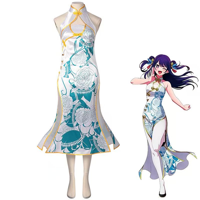 推しの子　星野アイ　チャイナ服ver.　旗袍 心野アイ 星野るみい 中華風 星野アイ 和服 星野アクア 中華風 コスプレ衣装期間限定30％